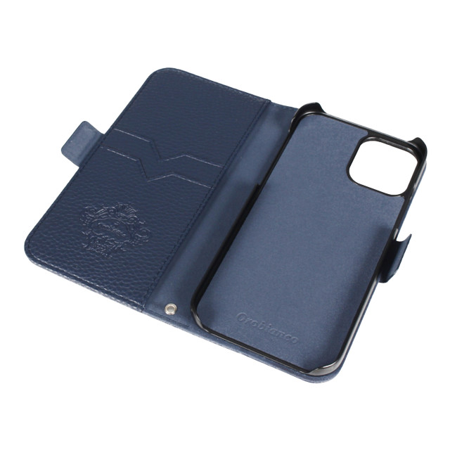 【iPhone12/12 Pro ケース】“シュリンク” PU Leather Book Type Case (ブルー)サブ画像