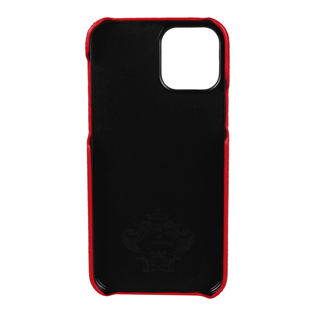 【iPhone12/12 Pro ケース】“シュリンク” PU Leather Back Case (レッド)サブ画像