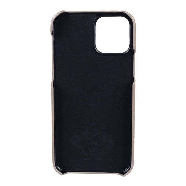 【iPhone12/12 Pro ケース】“シュリンク” PU Leather Back Case (グレー)サブ画像