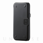 【iPhone12 mini ケース】ハイブリッドケース NESTOUT Lid (ブラック)