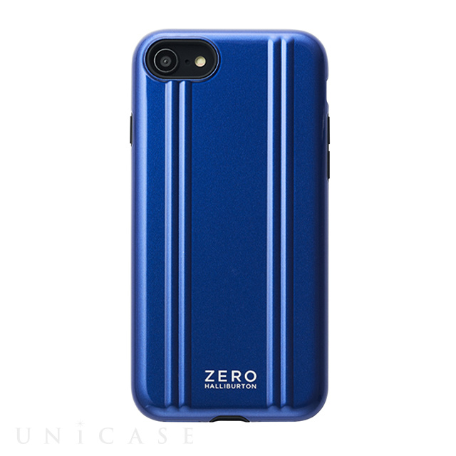 【アウトレット】【iPhoneSE(第3/2世代)/8/7 ケース】ZERO HALLIBURTON Hybrid Shockproof Case for iPhoneSE(第2世代) (Blue)