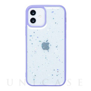 【iPhone12/12 Pro ケース】きらきら背面ケース SPARKLY (LAVENDER)