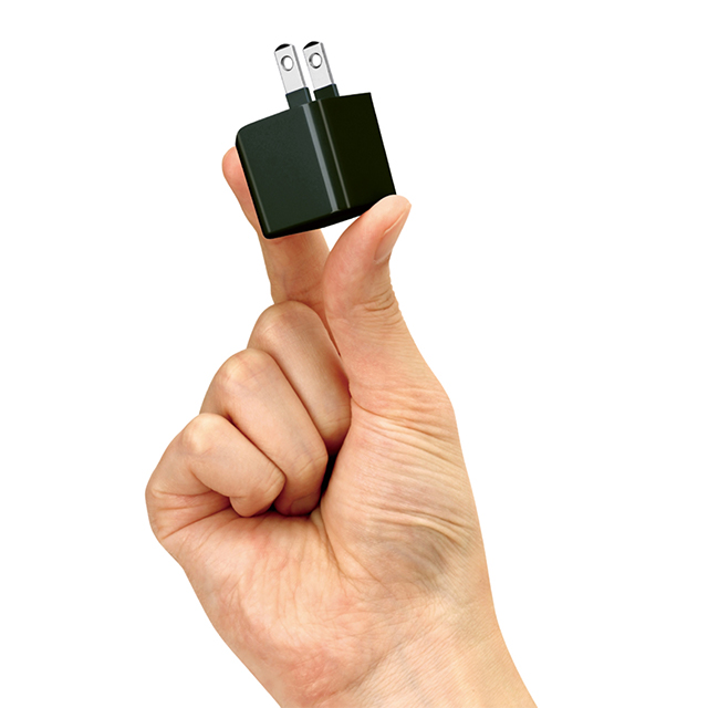 mini電源アダプタ USB-Cポート (ブラック)サブ画像