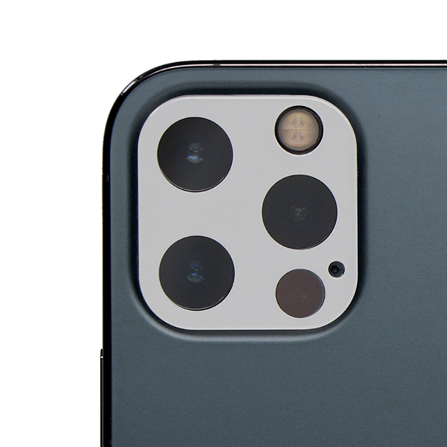 【iPhone12 Pro フィルム】カメラレンズ用 全面保護 ガラス レンズプロテクター OWL-CLGIC61Pシリーズ (ホワイト)サブ画像