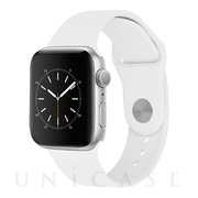 【Apple Watch バンド 49/45/44/42mm】シリコンバンド (ホワイト) for Apple Watch Ultra2/1/SE(第2/1世代)/Series9/8/7/6/5/4/3/2/1