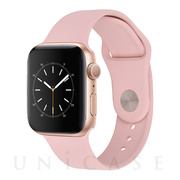 【Apple Watch バンド 49/45/44/42mm】シリコンバンド (ライトピンク) for Apple Watch Ultra2/1/SE(第2/1世代)/Series9/8/7/6/5/4/3/2/1