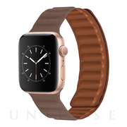 【Apple Watch バンド 49/45/44/42mm】フィットレザーバンド (ブラウン) for Apple Watch Ultra2/1/SE(第2/1世代)/Series9/8/7/6/5/4/3/2/1