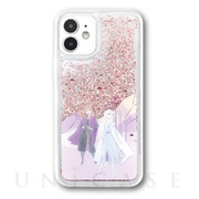 【iPhone12 mini ケース】アナと雪の女王2 グリッターケース (アナ＆エルサ)