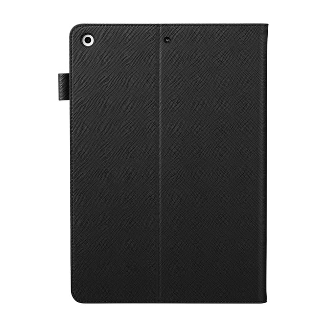 【iPad(10.2inch)(第9/8/7世代) ケース】“EURO Passione” Book PU Leather Case (Black)サブ画像