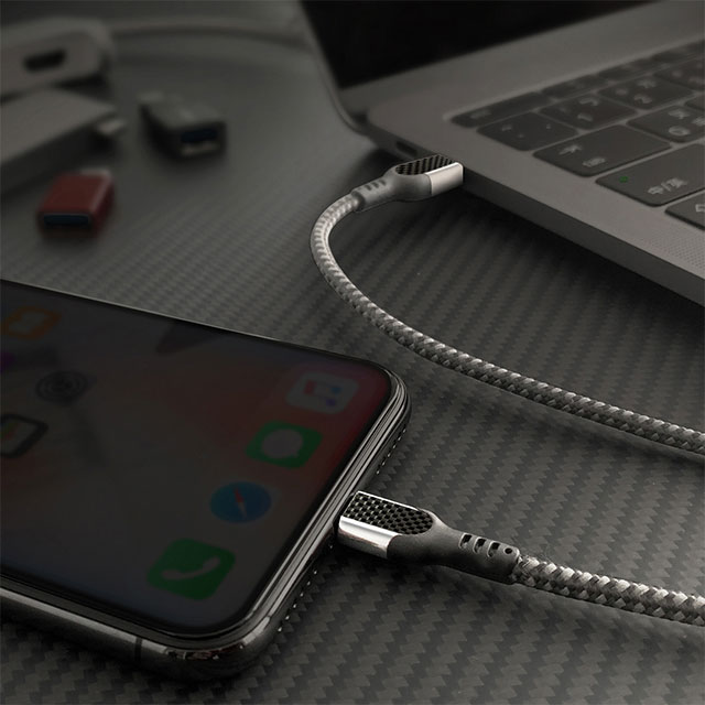 Carbon Fiber MFi USB-C to Lightning Fast Charging Cableサブ画像