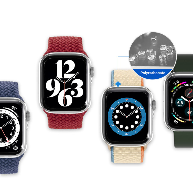 【Apple Watch ケース 40mm】ハードクリアケース Nu：kin for Apple Watch SE(第1世代)/Series6/5/4サブ画像