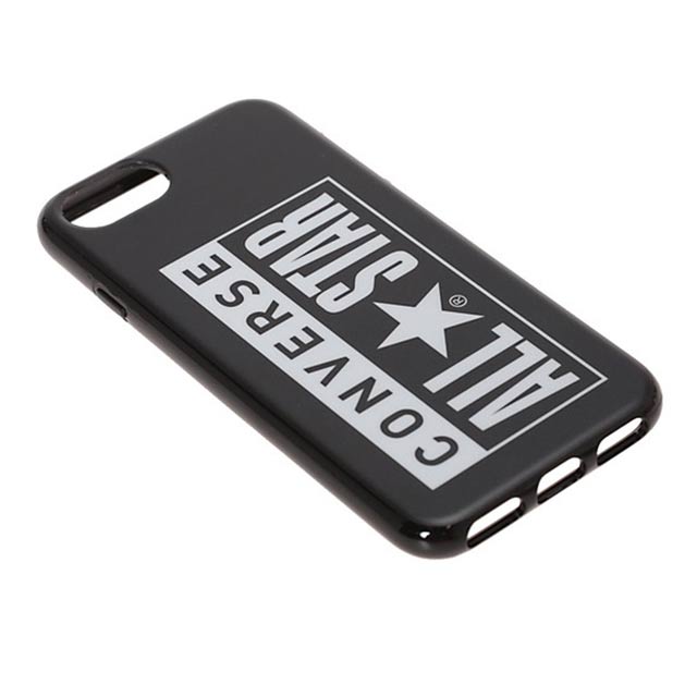 【iPhoneSE(第3/2世代)/8/7 ケース】Heel Patch Logo Hybrid IML Back Case (BLACK)サブ画像