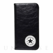 【iPhone12 mini ケース】Uncle Patch  PU Leather Book Type Case (BLACK)