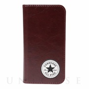【iPhone12 mini ケース】Uncle Patch  PU Leather Book Type Case (BROWN)