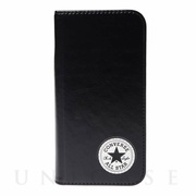 【iPhone12/12 Pro ケース】Uncle Patch  PU Leather Book Type Case (BLACK)