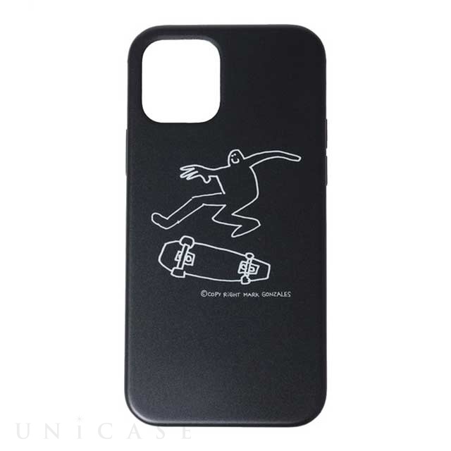 【iPhone12/12 Pro ケース】Hybrid Back Case (BLACK)