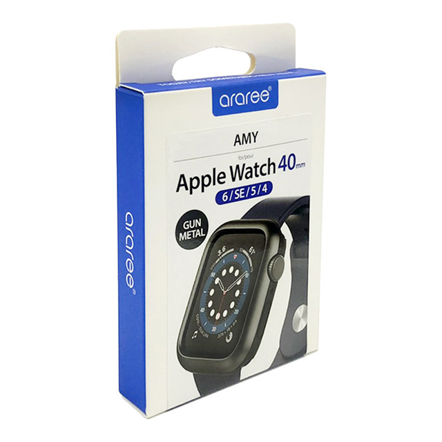 【Apple Watch ケース 40mm】デュアルレイヤーケース AMY (ガンメタル) for Apple Watch SE(第1世代)/Series6/5/4サブ画像