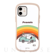 【iPhone12/12 Pro ケース】PEANUTS iFace First Class Cafeケース (レインボー)