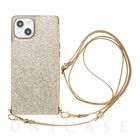 【iPhone13 ケース】Cross Body Case for iPhone13 (prism gold)