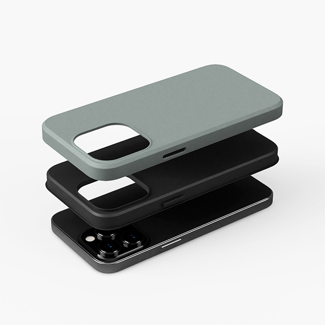 【iPhone13 mini/12 mini ケース】Smooth Touch Hybrid Case for iPhone13 mini (black)サブ画像