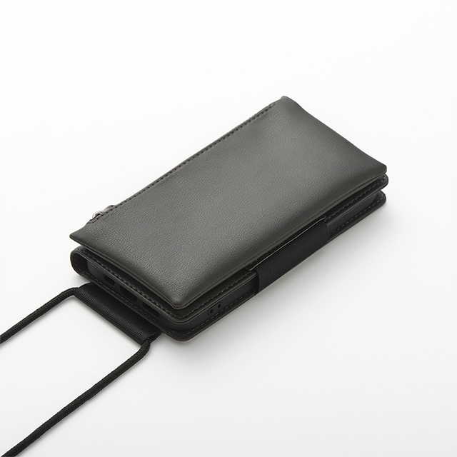 【iPhone13 ケース】Teshe light flip case for iPhone13 (charcoal)サブ画像
