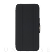 【iPhone13 ケース】ZERO HALLIBURTON Hybrid Shockproof Flip Case for iPhone13 (Black)