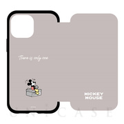 【iPhone13 mini/12 mini ケース】ディズニー、ディズニー・ピクサーキャラクター IIII fit Flip (ミッキーマウス)
