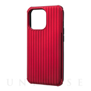 【iPhone13 Pro ケース】”Rib-Slide” Hybrid Shell Case (Red)