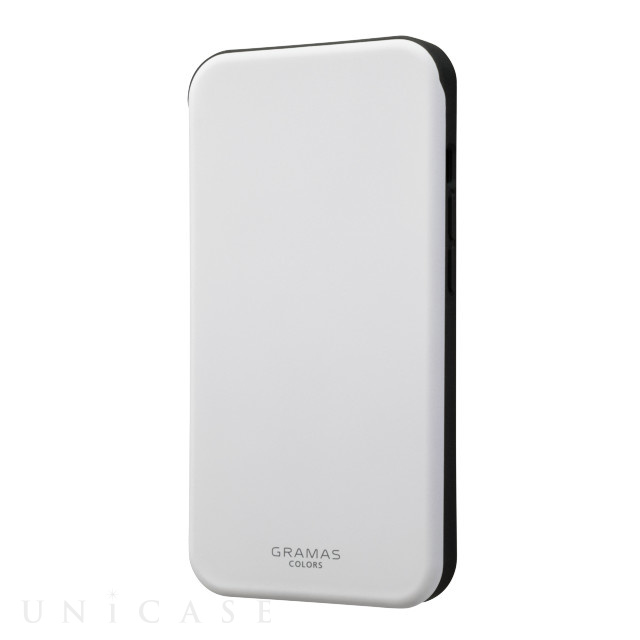 【iPhone13/13 Pro ケース】”Flat” Full Cover Hybrid Shell Case (White)