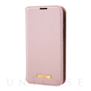 【iPhone13 mini/12 mini ケース】“Shrink” PU Leather Book Case (Pink)