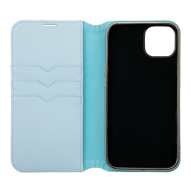 【iPhone13 ケース】“Shrink” PU Leather Book Case (Light Blue)サブ画像