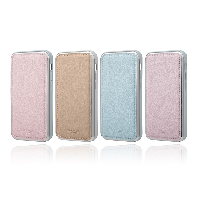 【iPhone13 mini/12 mini ケース】“Shrink” PU Leather Full Cover Hybrid Shell Case (Pink)サブ画像