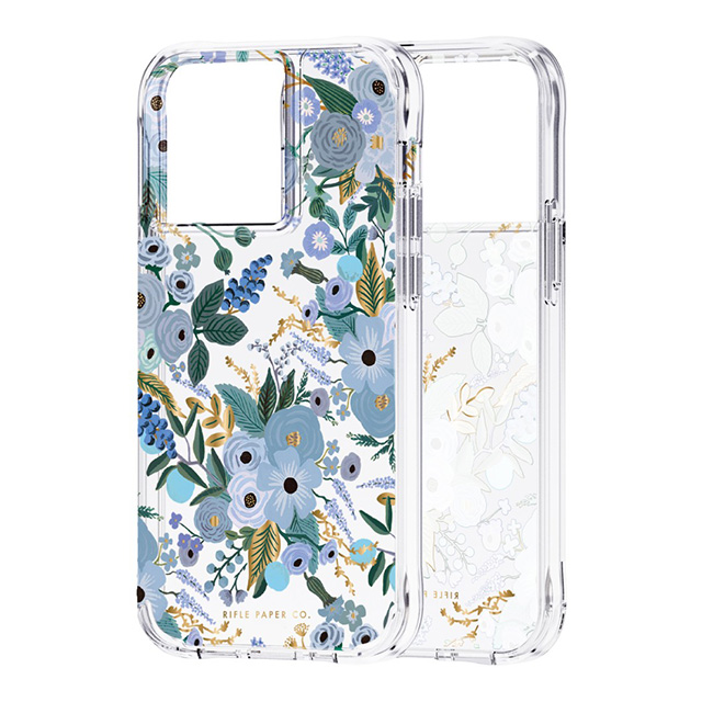 【iPhone13 Pro ケース】RIFLE PAPER CO. 抗菌・3.0m落下耐衝撃 (Garden Party Blue)サブ画像