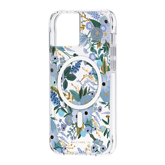 【iPhone13 ケース】RIFLE PAPER CO. 抗菌・3.0m落下耐衝撃 (Garden Party Blue) MagSafe対応サブ画像