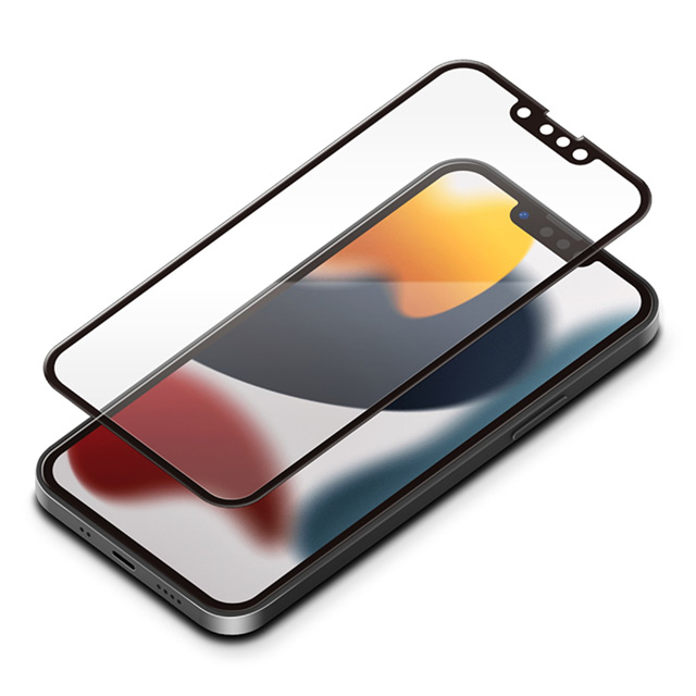 【iPhone13 mini フィルム】液晶全面保護ガラス (ブルーライト低減/光沢)サブ画像