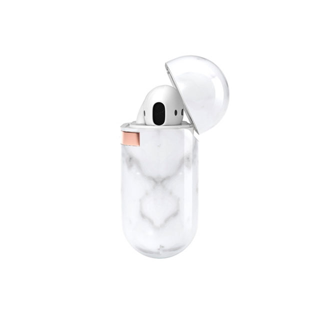 【AirPods(第2/1世代) ケース】White Marble Caseサブ画像