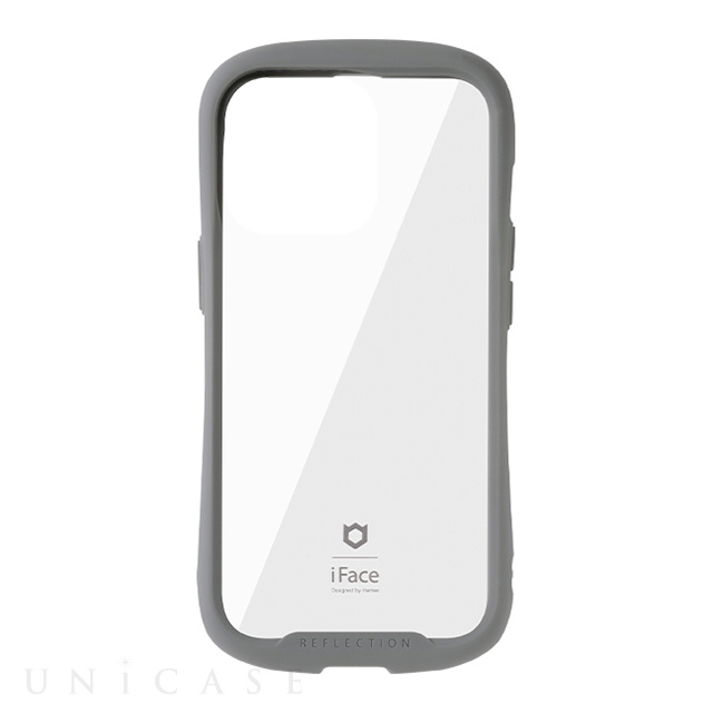 【iPhone13 Pro ケース】iFace Reflection強化ガラスクリアケース (グレー)
