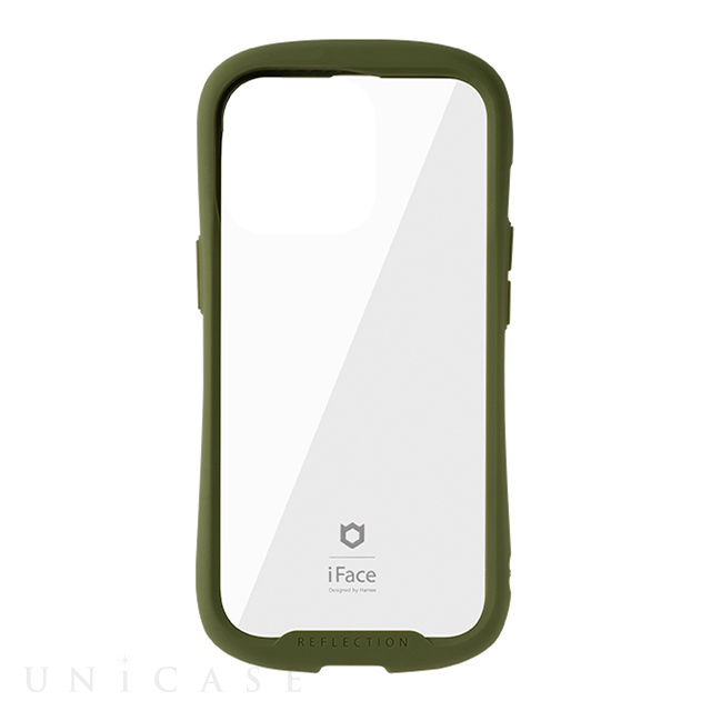 【iPhone13 Pro ケース】iFace Reflection強化ガラスクリアケース (カーキ)