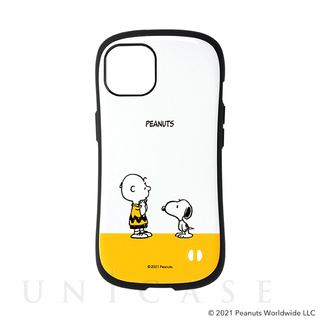 【iPhone13 ケース】PEANUTS iFace First Classケース (スヌーピー＆チャーリー・ブラウン/イエロー)