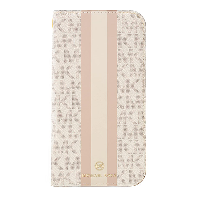 【iPhone13 mini ケース】Folio Case Stripe with Tassel Charm (Vanilla)サブ画像
