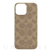 【iPhone13 Pro Max ケース】Slim Wrap Case (Signature C Khaki)