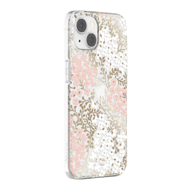 【iPhone13 ケース】Protective Hardshell Case (Multi Floral/Blush/White/Gold Foil/Gems/Clear)サブ画像