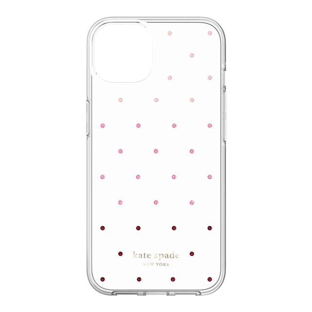 【iPhone13 ケース】Protective Hardshell Case (Pin Dot Ombre/Pink/Clear)サブ画像