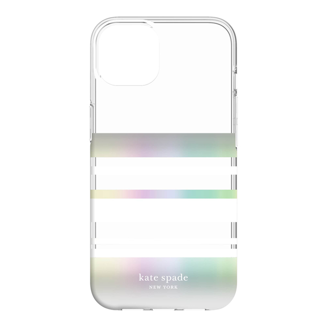 【iPhone13 ケース】Protective Hardshell Case (Park Stripe/White/Iridescent/Clear)サブ画像
