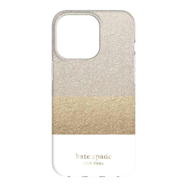 【iPhone13 Pro ケース】Protective Hardshell Case (Glitter Block White/Silver Glitter/Gold Glitter/White)goods_nameサブ画像