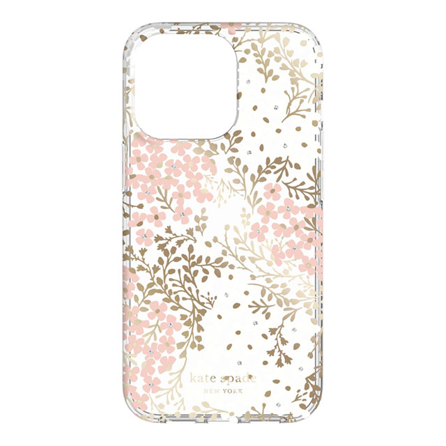 【iPhone13 Pro ケース】Protective Hardshell Case (Multi Floral/Blush/White/Gold Foil/Gems/Clear)サブ画像
