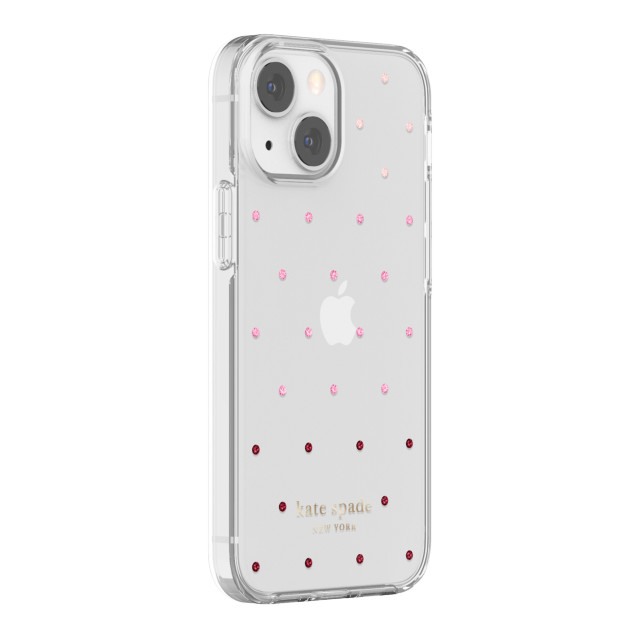【iPhone13 mini ケース】Protective Hardshell Case (Pin Dot Ombre/Pink/Clear)サブ画像