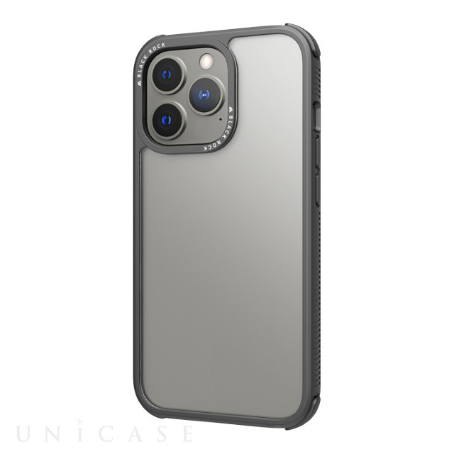 【iPhone13 Pro ケース】Robust Transparent Case (Black)