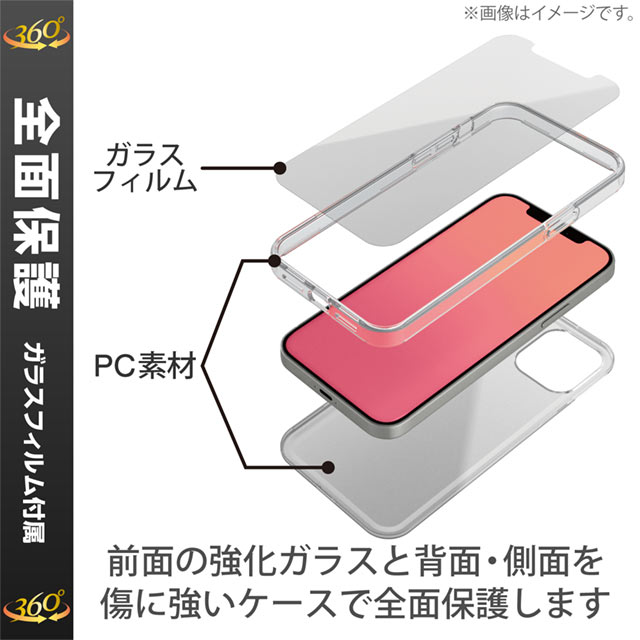 【iPhone13 Pro Max ケース】ハードケース 360度保護 (クリア)サブ画像