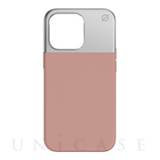 【iPhone13 Pro ケース】Split Silicone (Silver/Pink Clay)